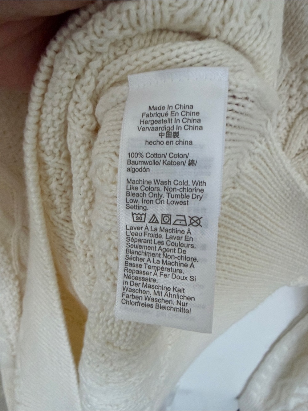 NWOT JCrew Cable Knit Sweater - Picture 3 of 3